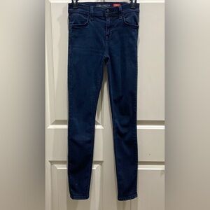 Level 99 Tanya High Rise Skinny Dark Wash Denim Blue Jeans Size 25